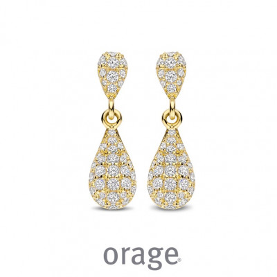 Orage Oorringen in plaque BB067