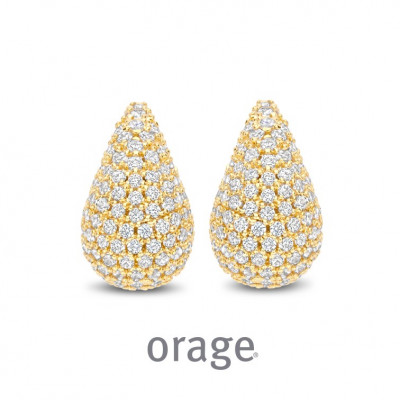 Orage Oorringen in plaque BB071