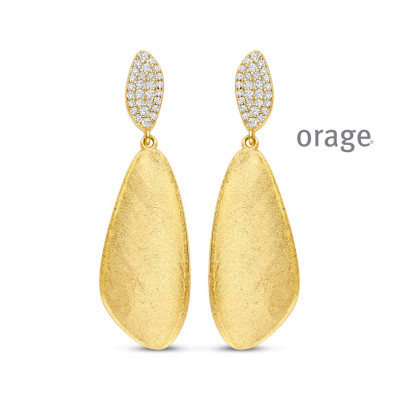 Orage Oorringen in plaque BB075