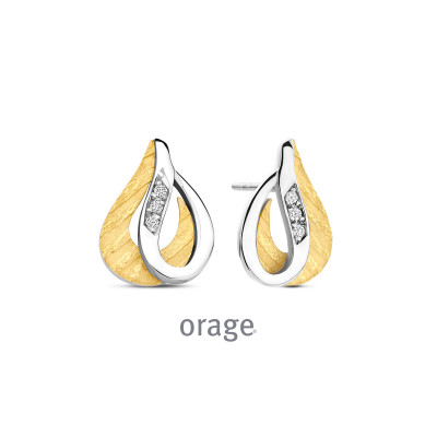 Orage Oorringen in ZILVER BB079