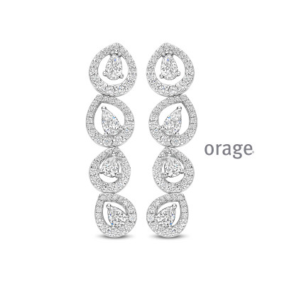 Orage Oorringen in ZILVER BB091