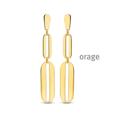 Orage Oorringen in staal BB120