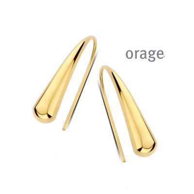 Orage Oorringen in edelstaal BB127