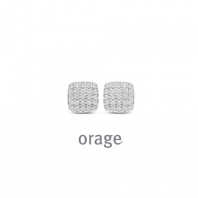 Orage Oorringen in zilver BB139