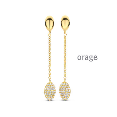 Orage Oorringen in plaqueBB143