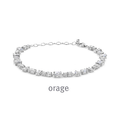 Orage Armband in zilver BB025 (19cm.)