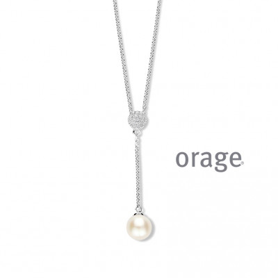 Orage Zilver ketting BB032/45cm.