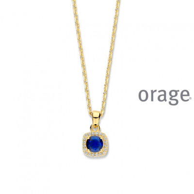 Orage PLAQUE ketting BB039/45cm. Orage PLAQUE ketting BB039/45cm.