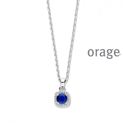 Orage Zilver ketting BB044/45cm.