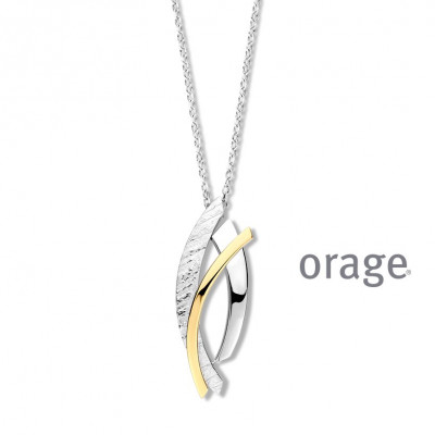 Orage Zilver ketting BB081/45cm.