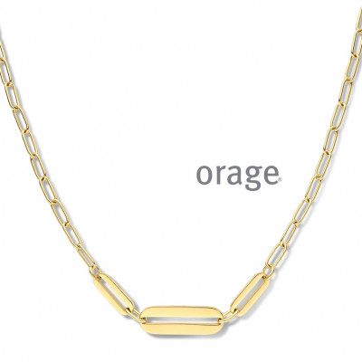 Orage PLAQUE ketting BB119/45cm.