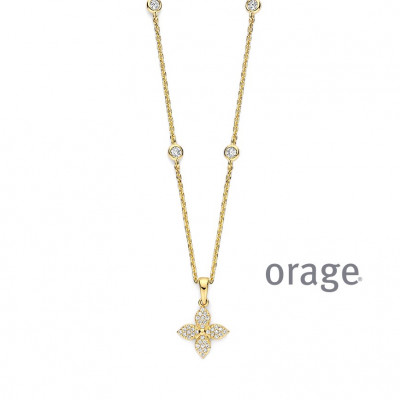 Orage PLAQUE ketting BB170/45cm.