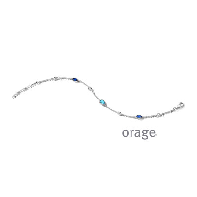 Orage Armband in zilver BB158 (20cm.)