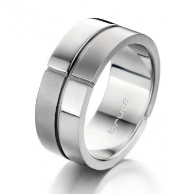 Bruce Heren ring in edelstaal 18368