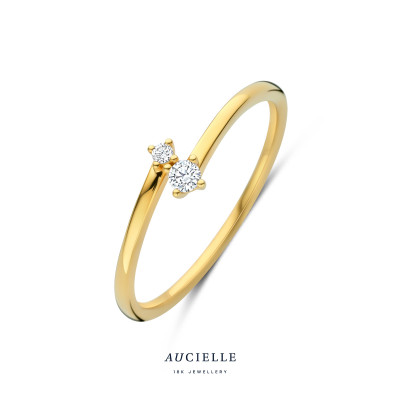 Aucielle ring 18 karaat MET DIAMANT AR0192D