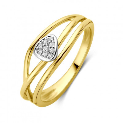 18 karaat ring met diamant GR4948BB