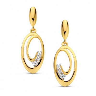 18 karaat oorhangers GO3833BZ 18 karaat oorhangers GO3833BZ