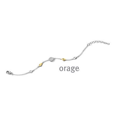 Orage Armband in zilver BB065 (19cm.)