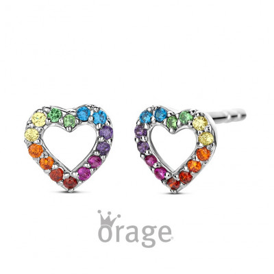 OORBELLEN ORAGE KIDS ZILVER OORRINGEN K2971