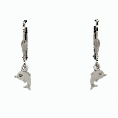 18 karaat goud Kids Dolfijn Oorringen