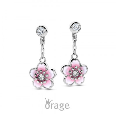 OORBELLEN ORAGE KIDS ZILVER OORRINGEN K3124