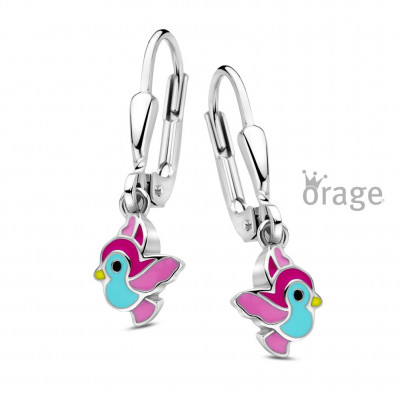 OORBELLEN ORAGE KIDS ZILVER OORRINGEN K3169