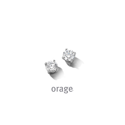 Orage Oorringen in zilver BB206 3mm.