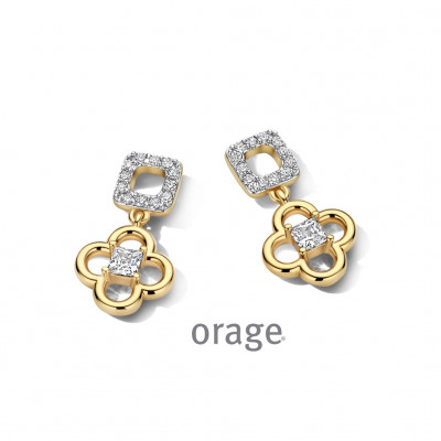 Orage Oorringen in plaque BB326