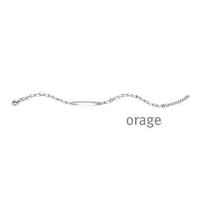 Orage Armband zilver BB305