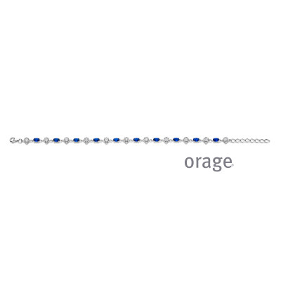 Orage Armband in zilver BB350 (20cm.)
