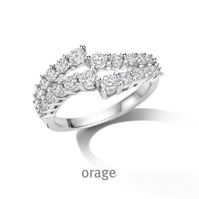 Orage Dames ring zilver BB360
