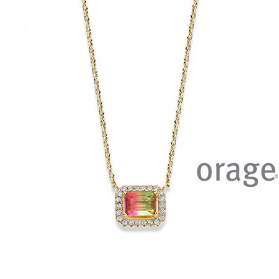 Orage PLAQUE ketting BB364/45cm.