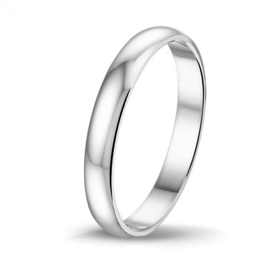 Ringen Tresor zilver ring R66 3mm.