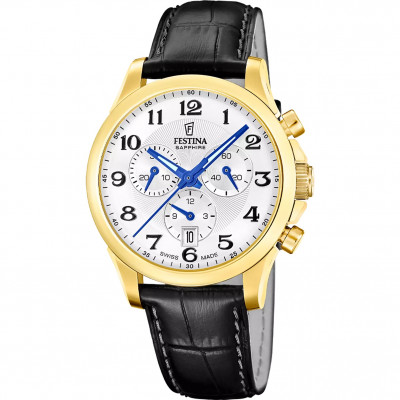 Uurwerken Festina F20099/1S Heren horloge saffierglas swiss made Special Editions