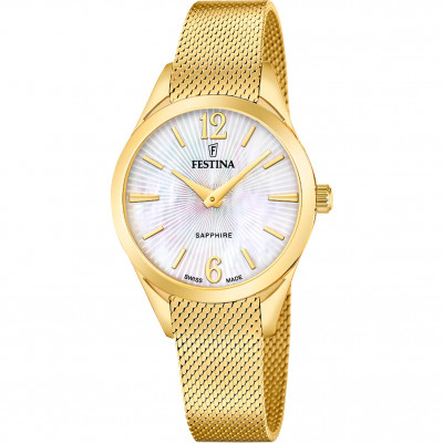 Uurwerken Festina F20077/1 GRACE DAMES horloge saffierglas swiss made Uurwerken Festina F20077/1 GRACE DAMES horloge saffierglas swiss made