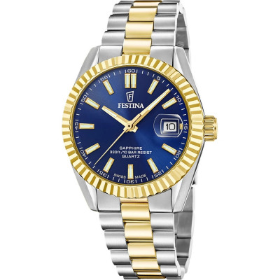 Festina F20085/B classic heren horloge saffierglas swiss made Festina F20085/B classic heren horloge saffierglas swiss made