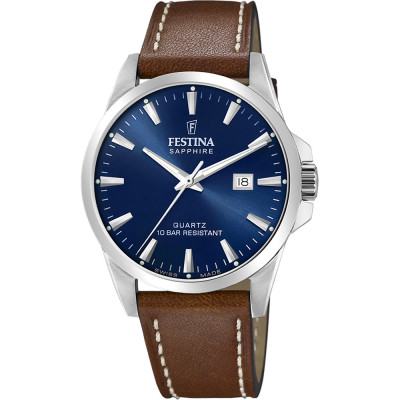Uurwerken Festina F20025/3 Heren horloge saffierglas swiss made