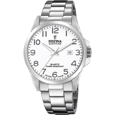 Uurwerken Festina F20024/1 Heren horloge saffierglas swiss made