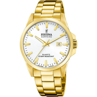 Uurwerken Festina F20044/2 Heren horloge saffierglas swiss made