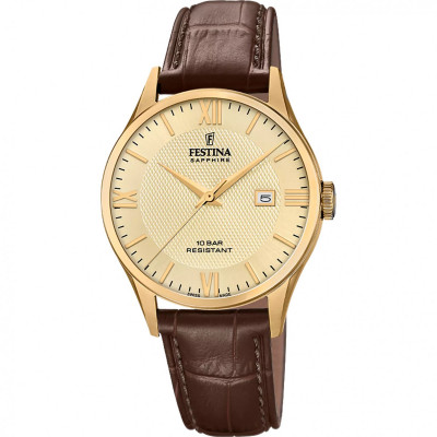 Uurwerken Festina F20010/5 Heren horloge saffierglas swiss made