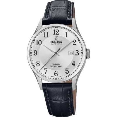 Uurwerken Festina F20007/1 Heren horloge saffierglas swiss made