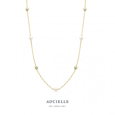 18 KARAAT DAMES KETTING AK0080C/45