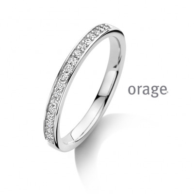 Orage Dames ring zilver met lab grow diamant BC014