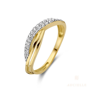 Aucielle 18kt. ring AR0008C met zirconia