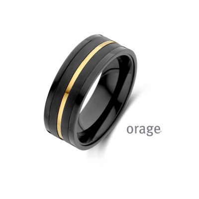 Orage Heren ring staal BC107