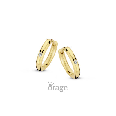 Orage creolen in staal K2835 10mm. Orage creolen in staal K2835 10mm.