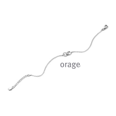 Orage Armband ZILVER BC136  19CM.