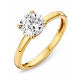 18 karaat ring met zirconia GR3755GZ