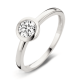 18 karaat ring met zirconia GR3870WZ