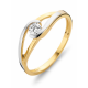 18 karaat ring met zirconia GR3873BZ